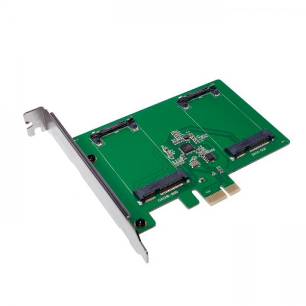 Pci Express to 2x mSATA SSD Logilink PC0078