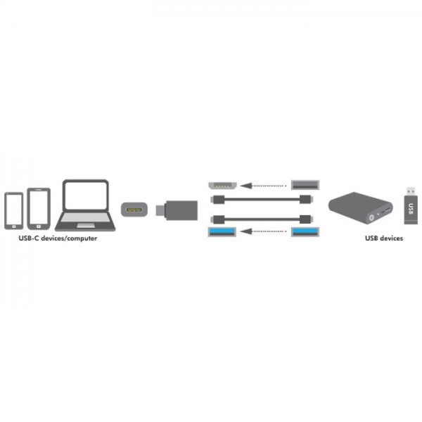 Type-C 3.2 to USB Logilink AU0042