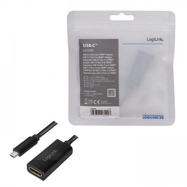 Type-C 3.2 to HDMI Logilink UA0380