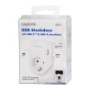 Protection Socket 1xSchuko with USB/Type-C  Logilink PA0259