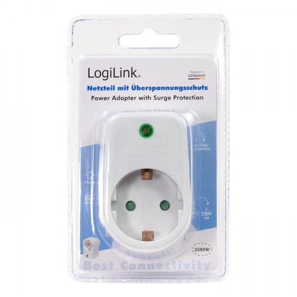 Protection Socket 1xSchuko with Surge Protection Logilink PA0078