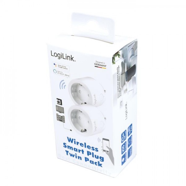 Smart Wi-Fi Socket Logilink PA0200 2 pack