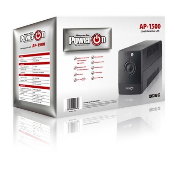 Ups 1500VA Power On AP-1500