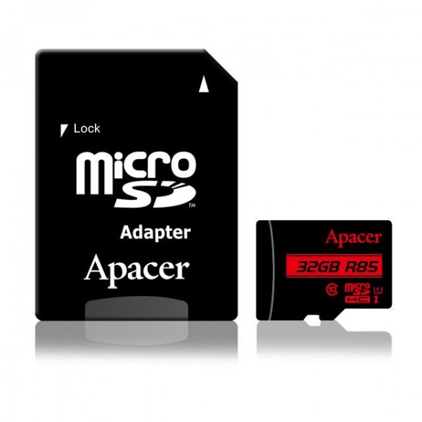 Memory Card Micro SDHC UHS-I U1 Class10 32GB Apacer R85