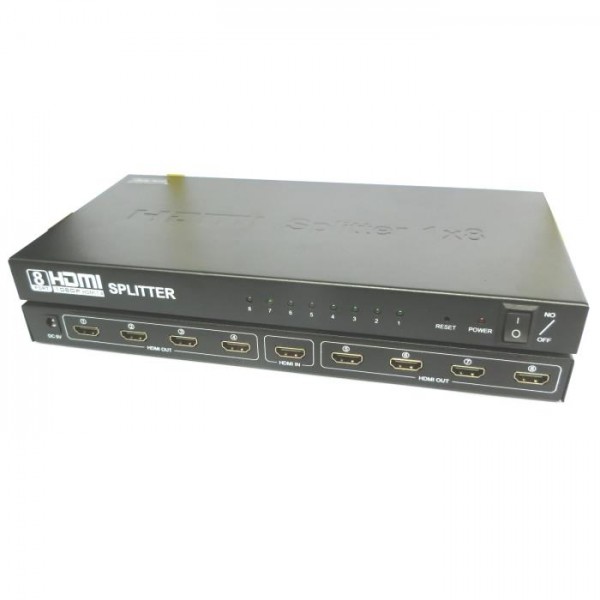 HDMI Splitter 8 Port 3d  Aculine SPL-003