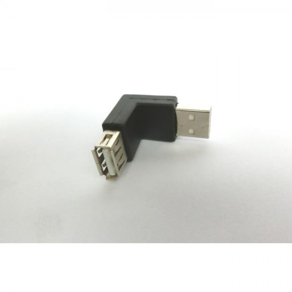 USB Adapter M/F 90 degree Aculine AD-038