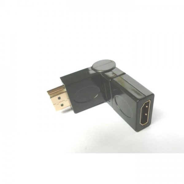 HDMI adapter M/F degree 180 Aculine AD-037