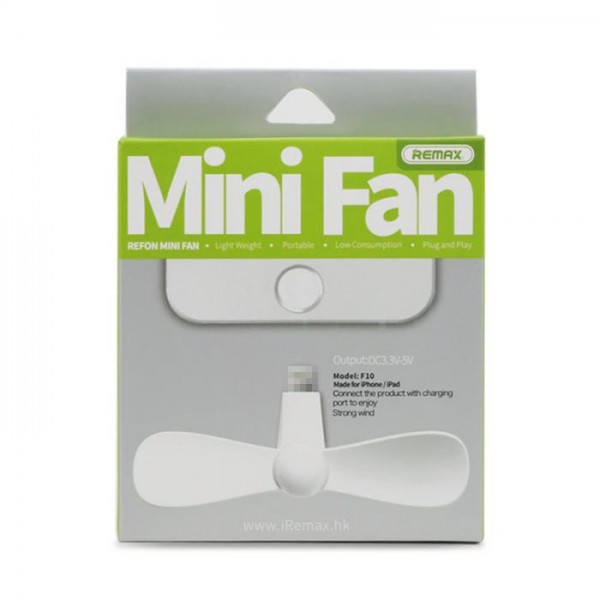 Remax Refon Mini Fan F10 for iPhone 5/6/7 pink