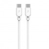 Charging Cable WK TYPE-C/TYPE-C White 1m Full Speed WDC-106 3A