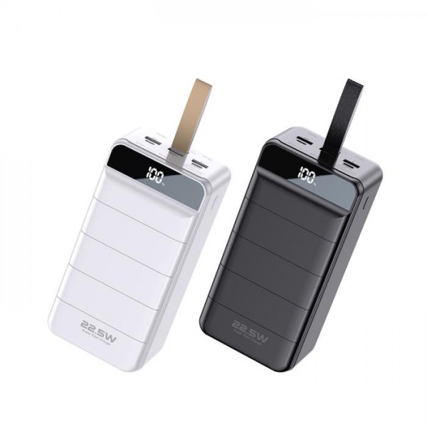 Power Bank WK 60000mAh MINRE PD20W+3xQC3.0 22.5W Black WP-269