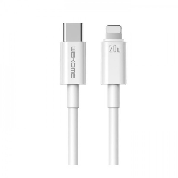 Charging Cable WK 20W PD TYPE-C/i6 White 1m WDC-168 6A