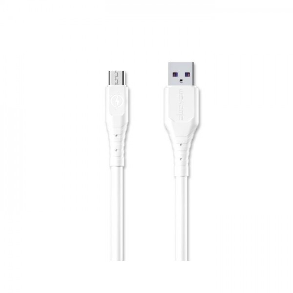 Charging Cable WK Micro Wargod White 3m WDC-152 6A