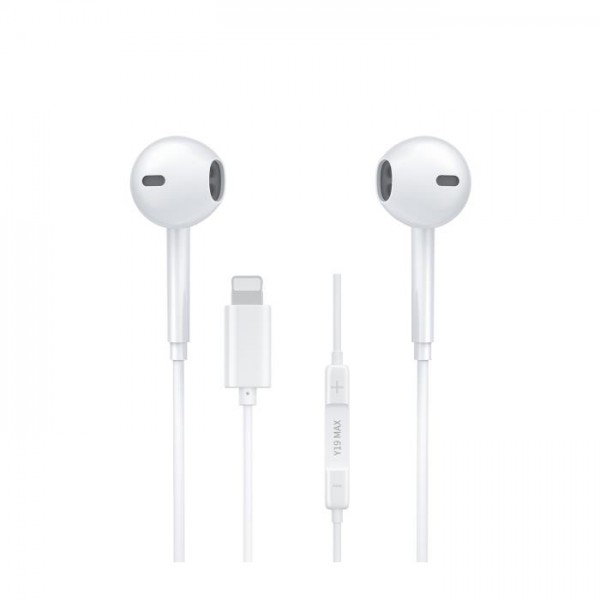 Earphone WK Y19 Max Lighting White