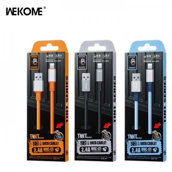 Charging Cable WK i6 Tint II Orange 1,2m WDC-17i  2.4A