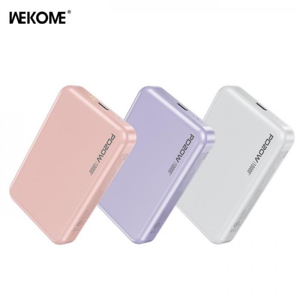 Power Bank Magnetic Wireless WK 10000mAh 20W PDx1 Pink WP-45