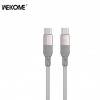 Charging Cable WK 65W TYPE-C/TYPE-C Grey 1m WDC-46