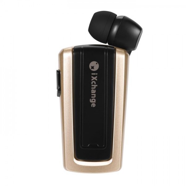 Retractable BT Mini Headset UA26 Gold iXchange