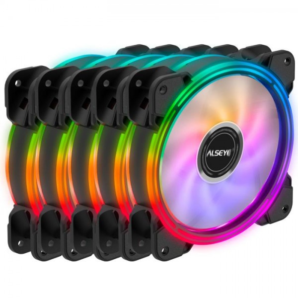 Case Cooler 12cm RGB-Fan x5 kit Alseye HALO 4.0