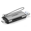 Card Reader UGREEN CM185 TYPE-C/USB 3.0 Gray 50706