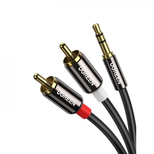 Cable Audio 3.5mm M/2xRCA M 3m UGREEN AV116 10590