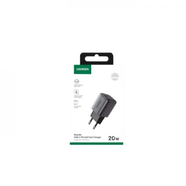 Charger GaN UGREEN CD318 20W PD Space Gray 90664