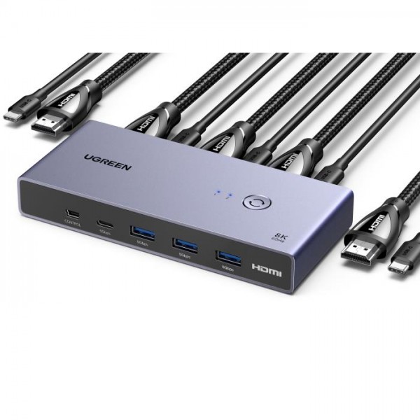 KVM Switch 2 port USB-C/HDMI UGREEN CM692 25961