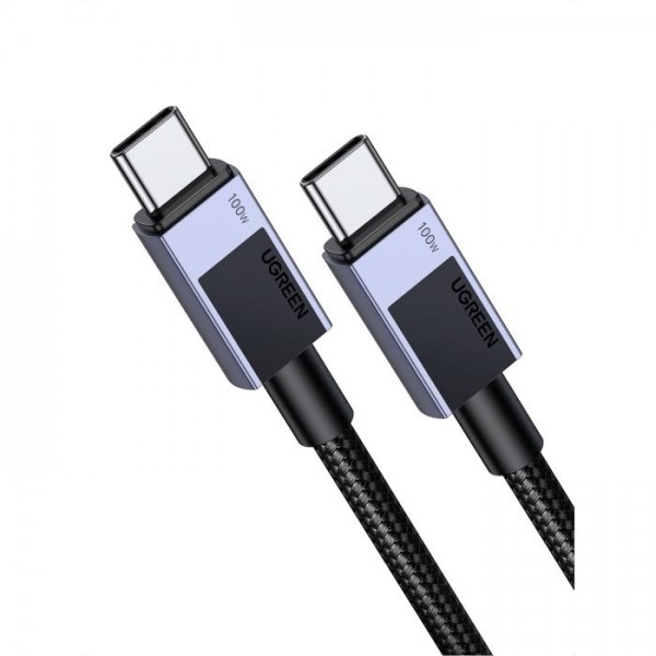 Charging Cable UGREEN 100W L512 TYPE-C/TYPE-C Black 1m 45063 5A