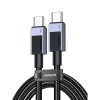 Charging Cable UGREEN 100W L512 TYPE-C/TYPE-C Black 2m 45064 5A