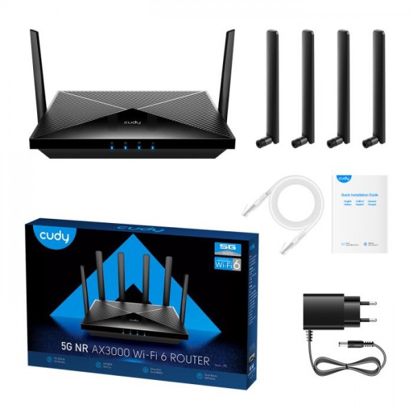 5G Router Wi-Fi6 Cudy AX3000 P5