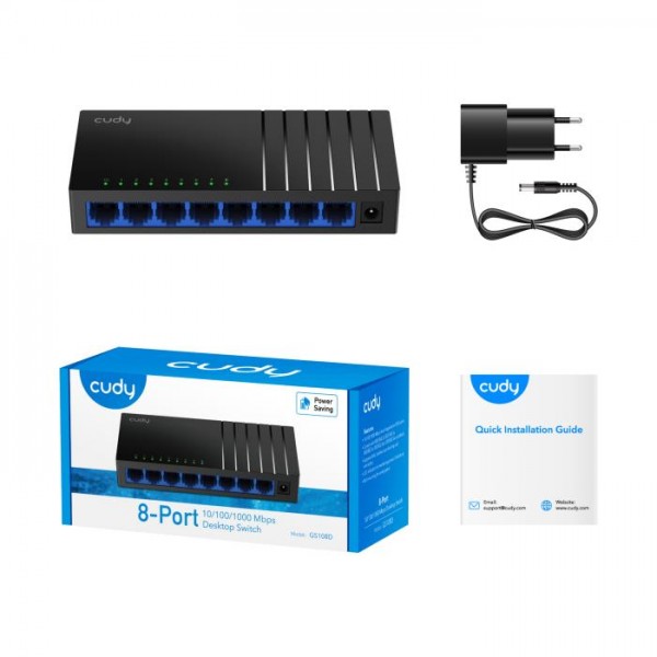 Gigabit 8 port switch Cudy GS108D V4.0