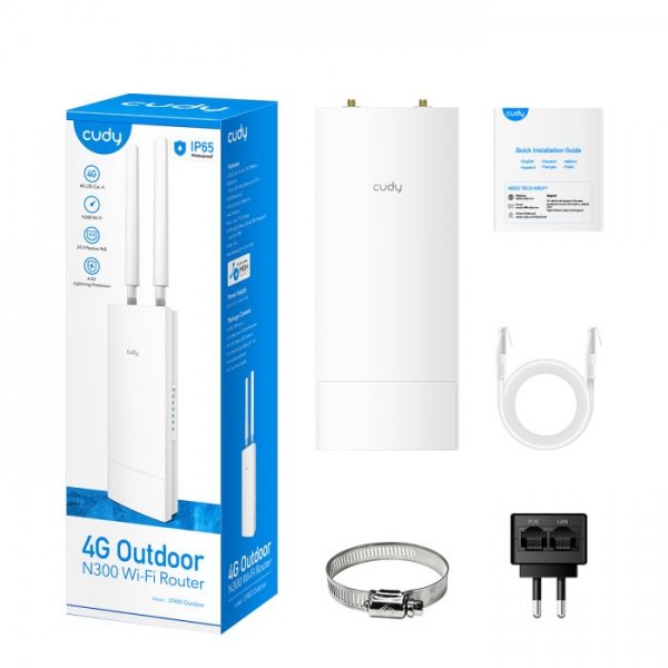 4G Router Cudy N300 LT400 Outdoor Cat.4