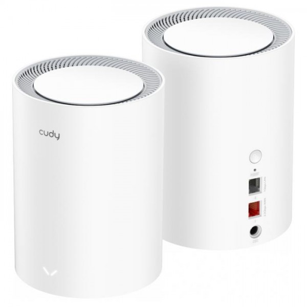 Mesh Wi-Fi6 AX3000 Cudy M3000  V2.0 White (2-Pack)