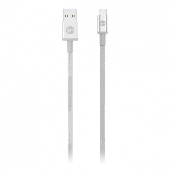 Mophie Charging Cable Αλουμινένιο καλώδιο microUSB φόρτισης και συγχρονισμού (1 μέτρο – λευκό)