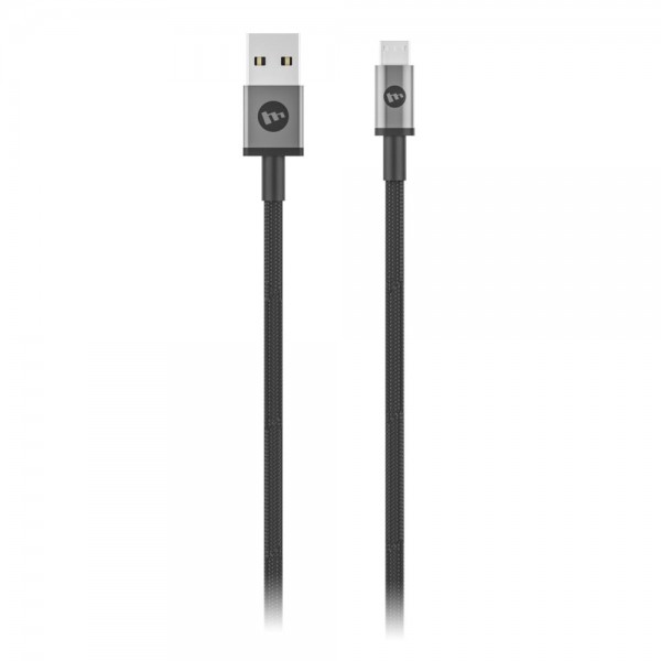 Mophie Charging Cable Αλουμινένιο καλώδιο φόρτισης microUSB (1 μέτρο – μαύρο)