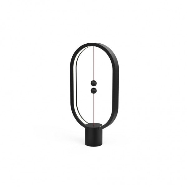 Designnest Heng Balance Type-C |Plastic Lamp Ellipse| - Black #DH0075BK/HBLEUC