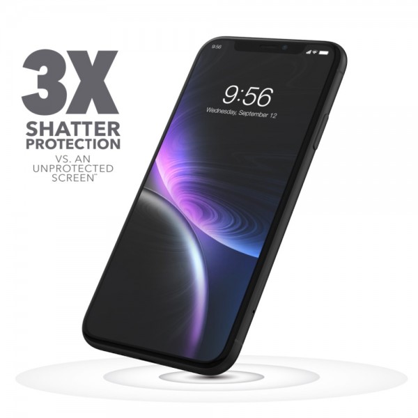 ZAGG InvisibleShield Full Face Tempered Glass – Huawei P20 (μαύρο πλαίσιο)