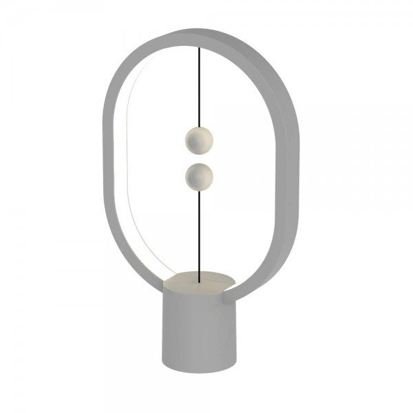 DesignNest Heng Balance Mini |Plastic Lamp Ellipse| - Ligtht Grey #DH0098LG/HBLEMN