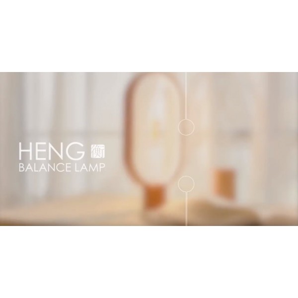 DesignNest Heng Balance Mini |Plastic Lamp Ellipse| - Ligtht Grey #DH0098LG/HBLEMN