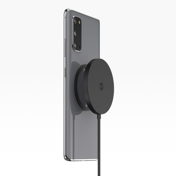 Mophie Snap+ Wireless Charger Μαγνητικός αντάπτορας φόρτισης ισχύος 15W σε χρώμα μαύρο