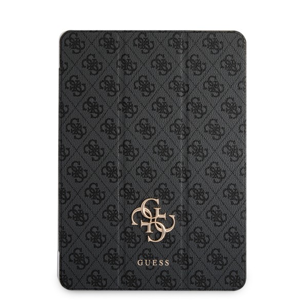 Guess 4G Logo Saffiano Collection Book Cover Θήκη κατάλληλη για Apple iPad Pro 2021 12,9″ Space Grey #GUIC12G4GFGR