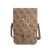 Guess “Wallet Bag 4G Big Logo” Pouch with cord Τσαντάκι κατάλληλο για smartphone Small / Medium (170x95mm) με κορδονάκι (Καφέ – GUWBG4GFBR)