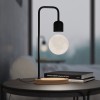 Designnest® Levitating Lamp |Moon| Μαγνητικό αιωρούμενο επιτραπέζιο φωτιστικό (μαύρο)