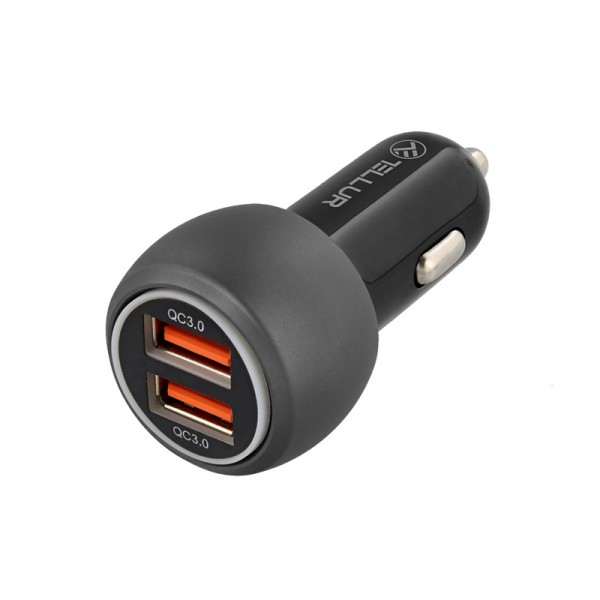 Tellur Dual USB Car Charger with QuickCharge 3.0 / 6A φορτιστής αυτοκινήτου δύο υποδοχών 36W