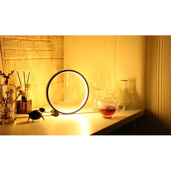 Designnest Round Table Lamp |Heng| Touch Σφαιρική - Μαύρο #DH1386/RDTC25