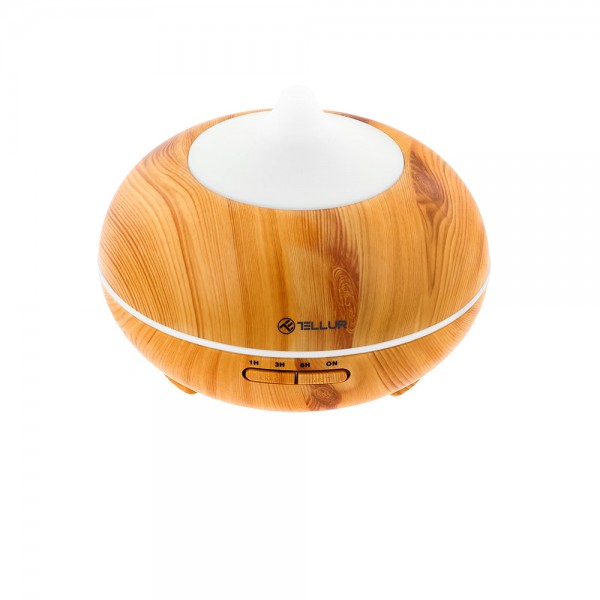 Tellur WiFi Smart Aroma Diffuser Συσκευή για αρωματοθεραπεία τηλεχειριζόμενη μέσω WiFi σε ανοικτό καφέ (TLL331101)