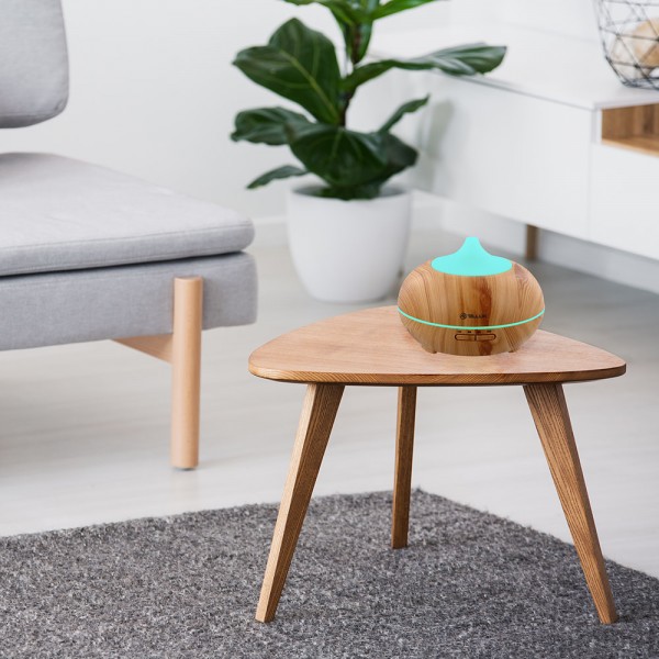 Tellur WiFi Smart Aroma Diffuser Συσκευή για αρωματοθεραπεία τηλεχειριζόμενη μέσω WiFi σε ανοικτό καφέ (TLL331101)