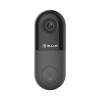 Tellur Video DoorBell WiFi Ασύρματο Κουδούνι Πόρτας με Κάμερα & Wi-Fi σε μαύρο/γκρι χρώμα FullHD (TLL331251)