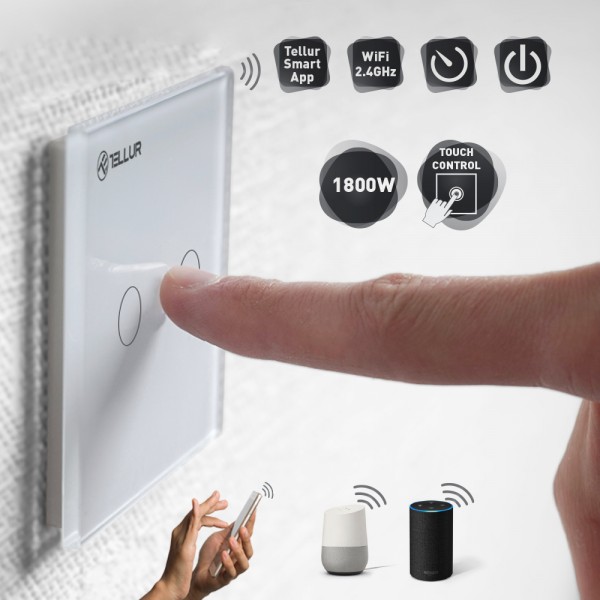 Tellur WiFi Smart Door & Window Sensor Έξυπνος αισθητήρας WiFi για πόρτες/παράθυρα σε λευκό (TLL331091)