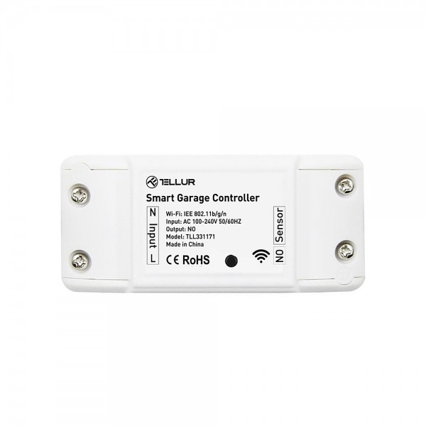 Tellur Smart WiFi Garage Door control Kit Τηλεχειρισμός Γκαραζόπορτας σε λευκό χρώμα