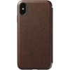 Nomad Rugged Folio Δερμάτινη Θήκη Πορτοφόλι iPhone Xs Max – Rustic Brown (NM21TR0H00)